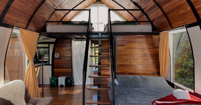 Interior Cabaña Villa Suiza