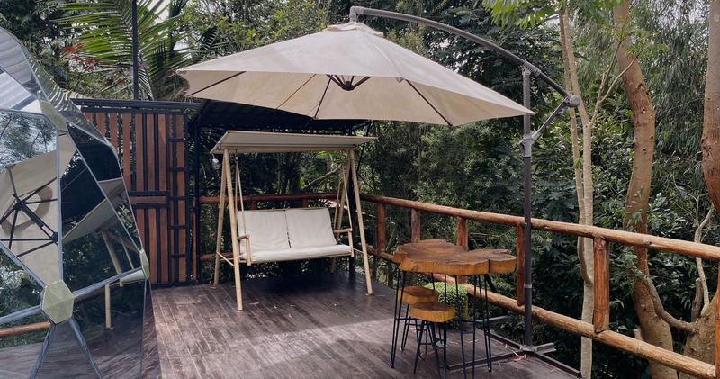 muebles de exterior glamping antioquia san pedro de los milagros