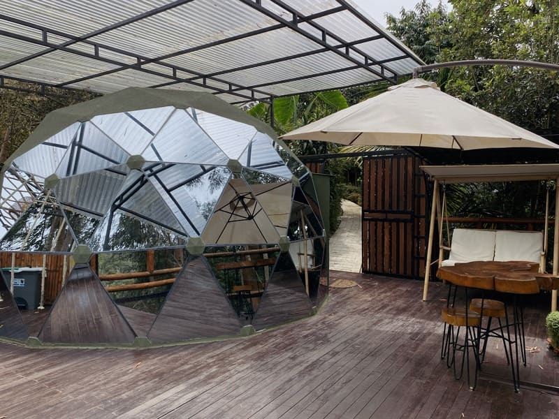 Glamping tipo domo